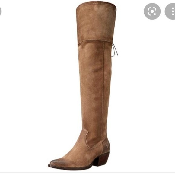 Frye Shoes - Frye Sacha Over the Knee Thigh High Suede Boots - 7